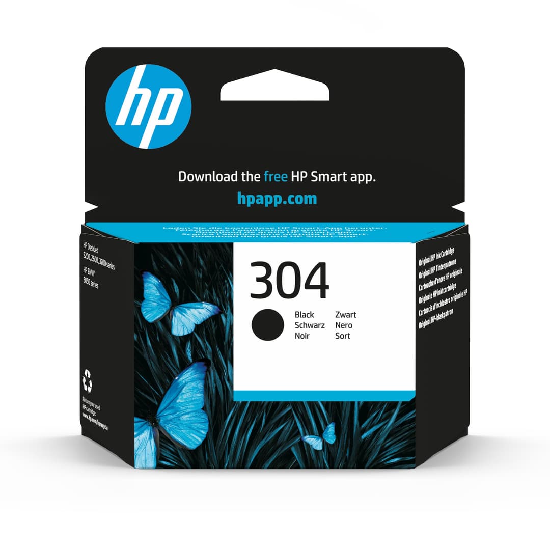 HP Inkjet Cartridges, Black, Standard (Pack of 1)