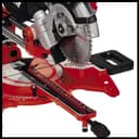 Einhell Dual Bevel Sliding Mitre Saw 1800W, +/-45° Mitre, +/-47° Bevel Saw with 48T Blade for Cutting Wood, Dust Extraction, Laser, Suitable for Materials Such as Wood, Coated Boards or Plastic - 3