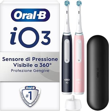 Oral-B Brosses à Dents Electriques iO 3 Duo avec 2 Brosse…