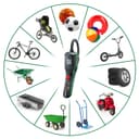 Bosch Electric Air Pump Mini Compressor EasyPump (3.0 Ah battery, 3.6 Volt, 150 PSI, 10.3 bar, LED), green/black - 8
