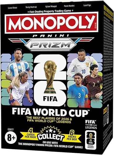Monopoly Panini Prizm: FIFA World Cup Trading Cards Boost…