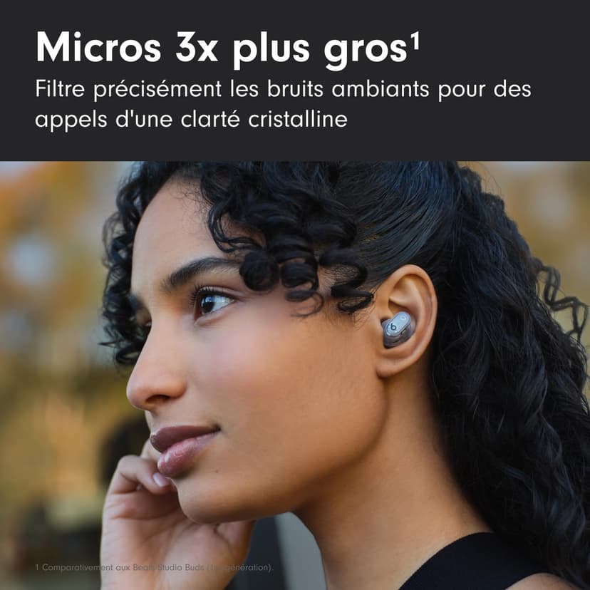 Beats Studio Buds + | Écouteurs Totalement sans Fil avec réduction du Bruit, Compatibilité améliorée avec Apple et Android, Micro intégré, Écouteurs Bluetooth Audio Spatial – Transparent - 7