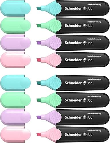Schneider Job 150 Pastel Highlighters (Turquoise, Mint, L…