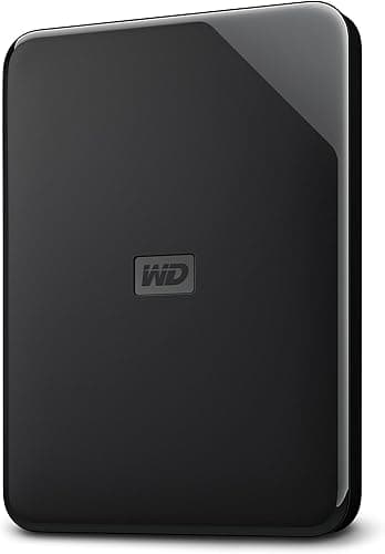 WD Elements AE 2 to Disque Dur Portable Externe, SuperSpeed USB 3.2 Gen 1/USB 3.0, Capacité Accrue prête à l’Emploi, Formaté pour Windows, Noir