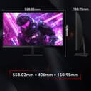 KTC 24.5 inch 400Hz 240Hz Gaming Monitor | Fast IPS 1ms | FHD 1080P Monitor | HDR 400 128% sRGB | HDMI x2, DP x2 |Tilt Adjustability VESA Monitors Black H25X7 - 9
