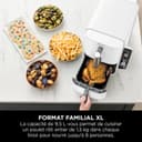 NINJA Double Stack XL Air Fryer, Friteuse sans huile Verticale Double Tiroir 4 Niveaux de Cuisson, 2 Tiroirs, 2 Grilles, Capacité de 9,5 L, 6 Fonctions, 8 Portions, Pinces, Blanc SL400EUWH - 5