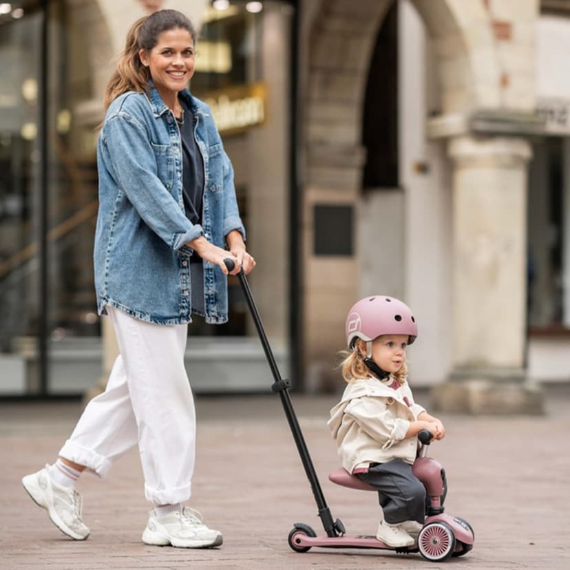 Scoot & Ride Highwaykick 1 Push and Go Kickboard with Seat Children's Scooter 2 in 1 Balance Bike with Handlebar from 1 2 Years Grows with Your Child Height Adjustable Tool-free - 5