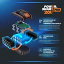 WORX Batterie Powershare Pro au Lithium-ION 20V 4Ah WA3644, Batterie Haute Performance et Longue durée Compatible avec Tous Les Outils Worx PowerShare - 3