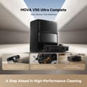 Mova V50 Ultra Complete Robot Vacuum Cleaner and Self-Emptying Scrubber with 24000 Pa Suction, Thermal Floor Wash with DuoSolution System, FlexiRise Navigation and StepMastera System Black - 9