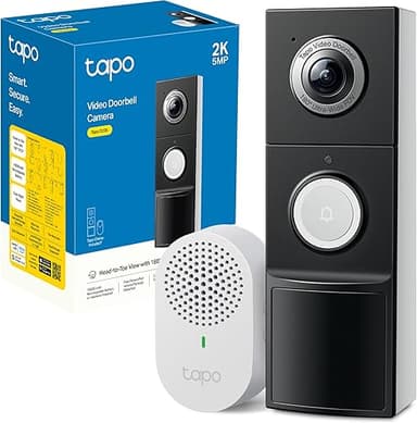 Tapo TP-Link D235 Wi-Fi Security Camera, 2K HD Resolution…