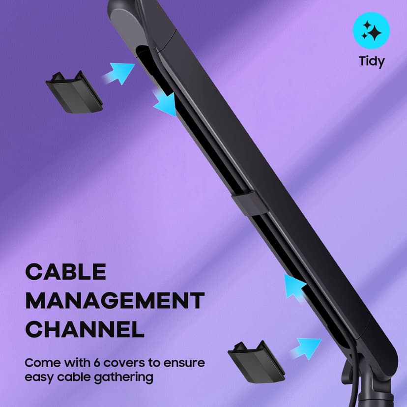 CAHAYA Microphone Boom Arm Professional Low Profile Adjustable Microphone Arm with Extension Rod Under-Screen Design for Streaming & Recording, Load Capacity up to 2.5 kg Microphone Swivel Arm - 7