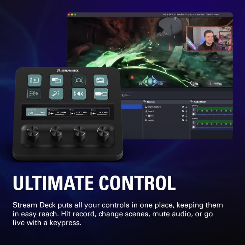 Elgato 4K S – External Capture Card for PS5, Xbox Series X/S, Switch 2, PC, Mac, iPad | 4K60, 1440p120, or 1080p240 Passthrough and Capture, HDR10, VRR, USB-C, Near-Zero Latency - 8