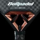 Bullpadel Vertex 04 25 Unstrung 370G Padel Racket Padel Racket Dark Grey - Orange - 6