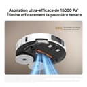 Xiaomi Robot Vacuum S40 Pro, Smart Robotic Vacuum and Mop, Auto-Extending Side Brushes, 15000Pa Suction, Hard Floor & Carpet, Remote Control via App - 3