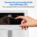 MEDION Air Fryer P10 XL Duo (Double résistance, distribue la chaleur uniformément, capacité 6,8 L XXL, 2150 W, 9 programmes automatiques, ecran tactile digital, MD11750) blanc - 8