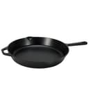 Amazon Basics Poêle à frire en fonte pré-enduite, 38.9 cm, Noir - 1