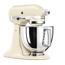 KitchenAid Robot Pâtissier - Artisan - Robot cuisine multifonctions à tête inclinable - Batteur avec 3 accessoires et Bol inox de 4,8 L - Crème - 2