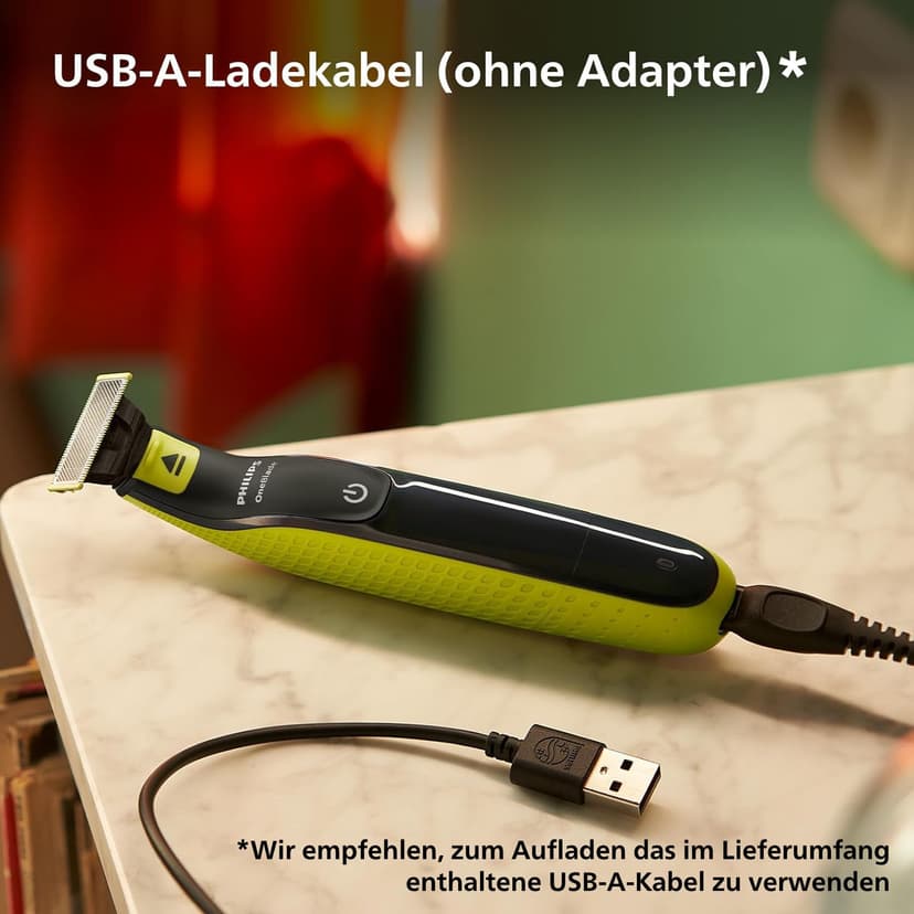 Philips OneBlade 360 avec connectivité Authentique visage + corps, tondeuse à barbe électrique, technologie 360, peigne réglable 5en1, 1x kit pour le corps, (modèle QP4631/30) - 7