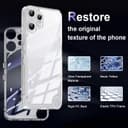 Liisooka Case for Nothing CMF Phone 2 Pro, Military Grade Drop Protection Phone Case, Yellowing Resistant, Anti-Scratch Hard PC Back, Shockproof Hard Ultra-Thin Protective Cover, Clear - 3