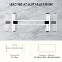 FLEXISPOT EC5B Electric Standing Desk with 3 Columns 2 Motors Height Adjustable Standing Desk Frame, Memory Control Panel, Load 100 kg, Black - 7