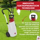PHOENIX - Pulverisateur électrique de Jardin sur Roue Roller Sprayer, Pulverisateur Jardin avec Tuyau de 3m pour Une Pulvérisation sans Effort, pulvérisateur à Batterie, Autonome, Portable et Léger - 5