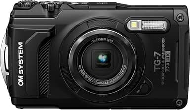 OM SYSTEM Tough TG-7 Noir, 12MP, étanche, Antichoc, Modes…