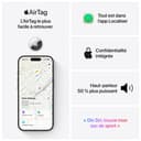 Apple AirTag 4 pack (2nd generation): Tracker for Keychain, Wallet and More; Locator with Sound; Simple One-Tap Setup with iPhone or iPad; Key Finder with up to 1.5x Precision Finding Range - 5