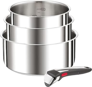 Tefal Ingenio Set of 4 Pieces, 16/18/20 cm Pans + 1 Remov…