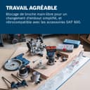 Bosch Professional 18V System Défonceuse portative GKF 18V-8 (butée longit., 2xadapt.aspi.surfaç,écran protection,pince 8mm,clé,base plongeante TE,2x adapt.aspi.base plongeante,L-BOXX,sans batt/charg) - 4