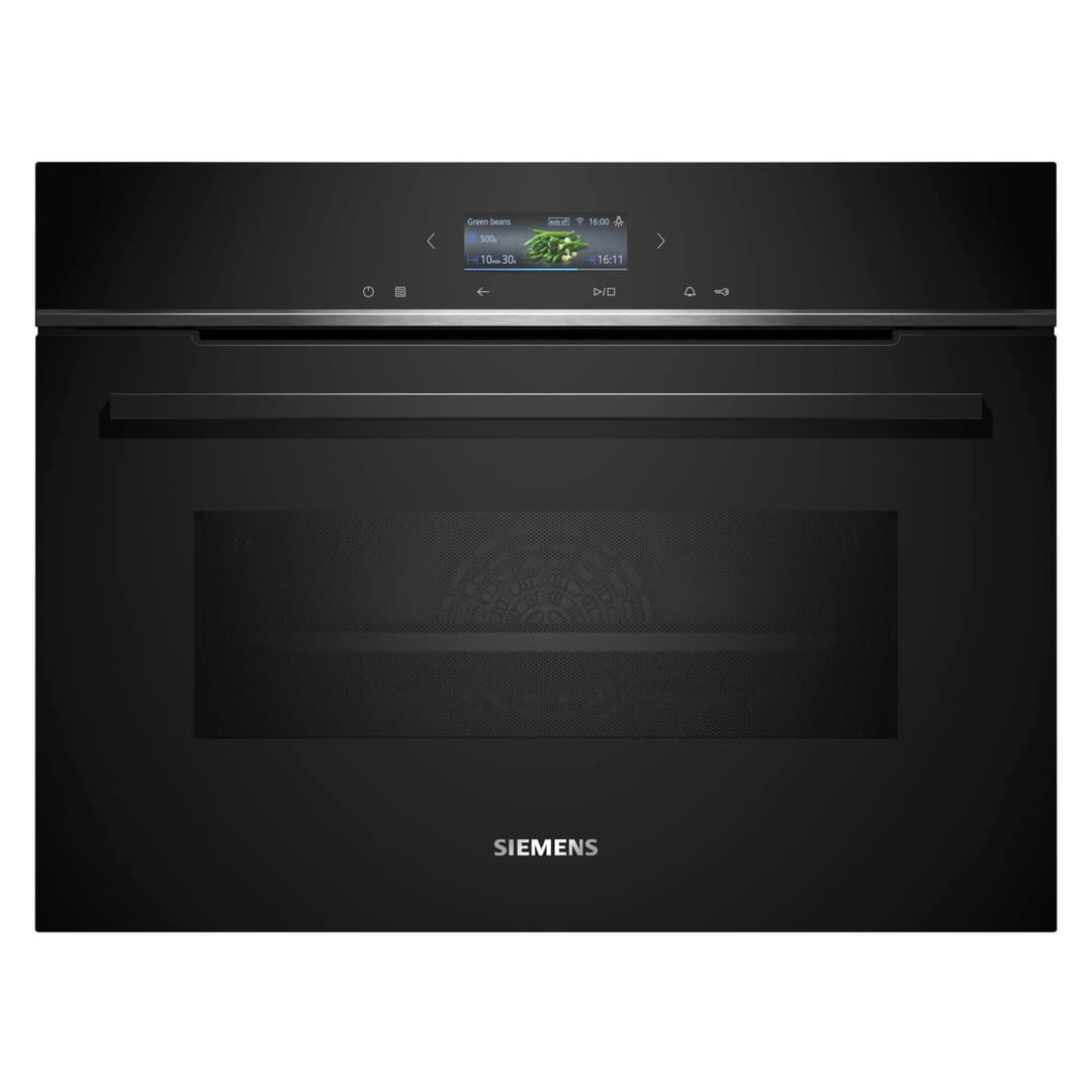 Siemens CM776GKB1 iQ700 Einbaukompaktbackofen mit Mikrowe…