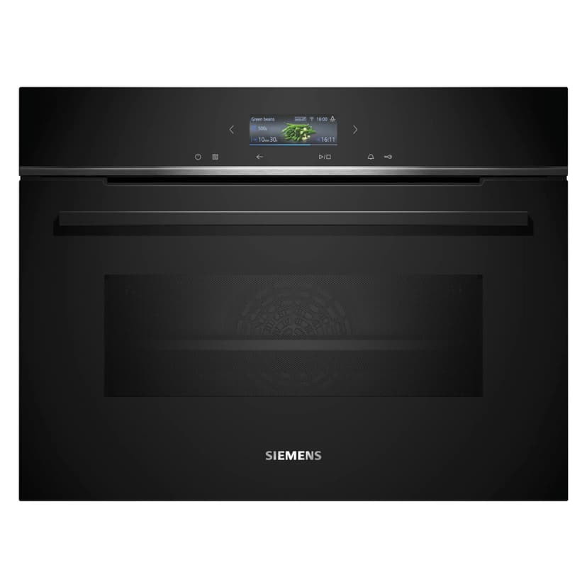 Siemens CM776GKB1 iQ700 Einbaukompaktbackofen mit Mikrowe… - 1