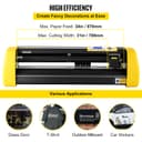 VEVOR Vinyl Cutting Plotter 870mm Vinyl Cutting Plotter for Printing Vinyl Auto Cut Camera Contours LCD Display Adjustable Strength and Speed Compatible with Windows - 5