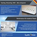 Lumonic 100 m Network Cable CAT 6 F/UTP I Cat6 Cable, Gigabit LAN Cable, Ethernet Cable I Flexible Patch Cable Shielded, for Indoor Use up to 250 - 5
