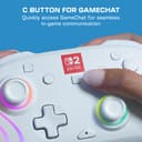 Turtle Beach Afterglow Wave White Wireless RGB Gaming Controller. Officially Licensed for Nintendo Switch 2 - 2