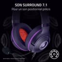 Razer Kraken Kitty V2 - Édition Gengar Pokémon - Casque USB - Pointes Gengar - Éclairage réactif au Stream - Microphone cardioïde HyperClear - Haut-parleurs Triforce 40mm - Son Surround | Violet - 6