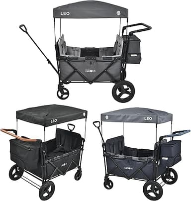 FableKids Follower Wagon Leo X4Plus with Roof | Foldable …