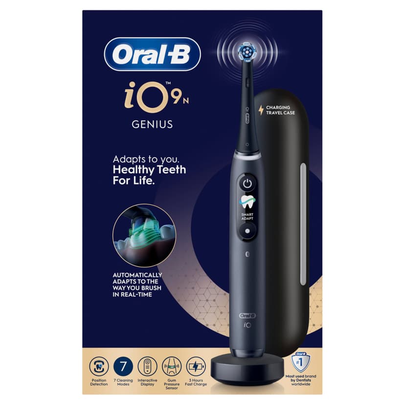 Oral-B iO 9N Bluetooth Smart Electric Toothbrush Black - 1