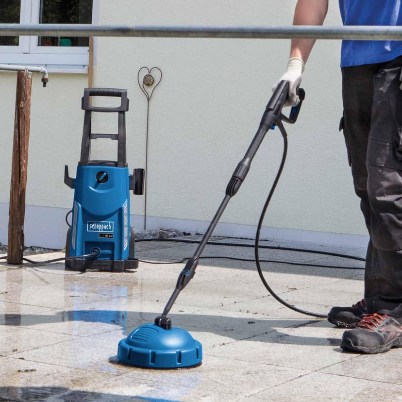 Scheppach HCE2600 Electric Pressure Washer | 180 Bar | Powerful & Versatile Surface Cleaning | Quick-Connect System & Accessories + 5m Hose - 6