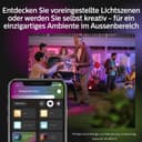 Philips Hue White & Color Ambiance Lampadaire Exérieur IMPRESS Aluminium Noir, fonctionne avec Alexa, Google Assistant et Apple Homekit - 9