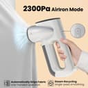 Neakasa Magic 1 Vacuum Steamer, Handheld Travel Garment Steamer for Clothes, 2300Pa Suction for Clothes Grips, Steamer Iron 2 In 1, Ready to Wear (220V-240V) - 3