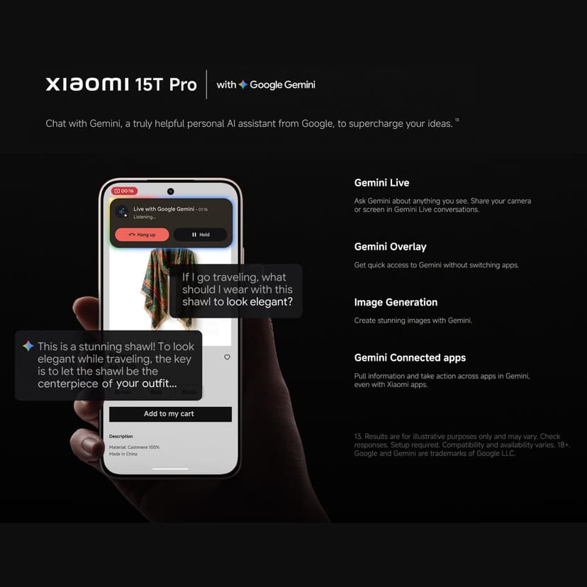 Xiaomi 15T Pro 5G Dual Sim 12GB RAM 1TB - Grey - 6