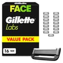 Gillette Labs Razor Blades Men, Pack of 16 Refills, Compatible with GilletteLabs with Exfoliating Bar and Heated Razor, Mens Shaving Blades - 1