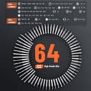 KATERK 64 Bits Precision Screwdriver Set, Mini Electric Screwdriver Set, Small Cordless Screwdriver with LED Light, Magnetic Storage, Repair Tool Kit for Electronics Phone Camera Laptop Watch - 6