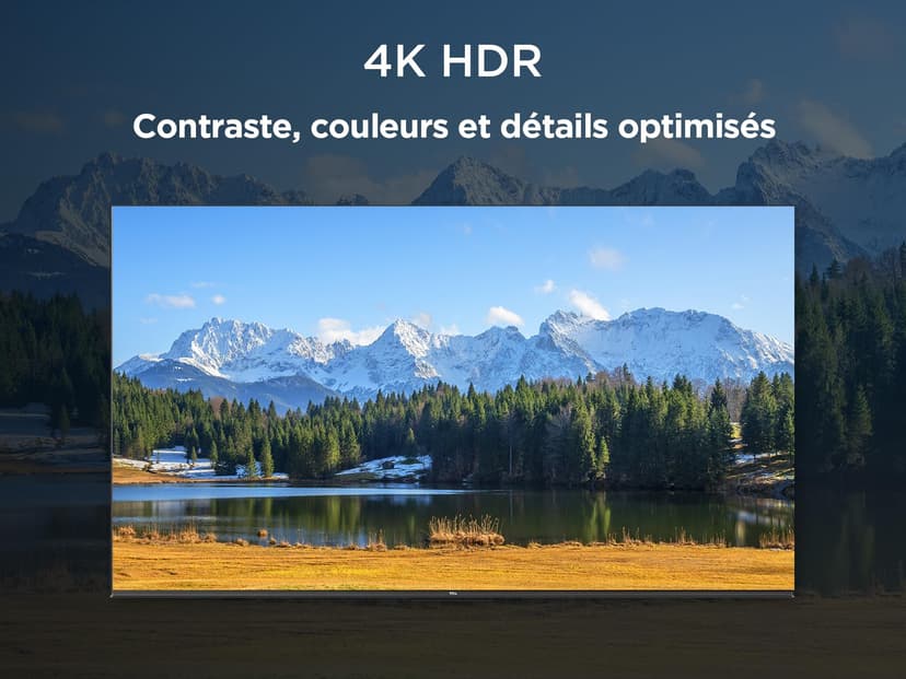 TCL 43V6C TV 43" 4K UHD Smart LED TV, 4K HDR, Google TV avec design sans bords (Dolby Audio, Motion Clarity, compatible avec Google Assistant et Alexa) - 5