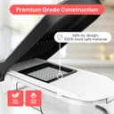 Fullstar Vegetable Chopper & Mandoline Slicer - Julienne Cutter Dicer Grater for Food Veg Onion Cucumber Tomato Salad Potato Cheese - Kitchen Gadgets & Accessories (Compact 6-in-1, White) - 5