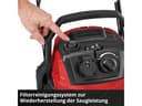 Einhell Water and dust vacuum cleaner TC-VC 3080 SACL (1150 W, capacity 220 mbar, tank 30 l, filtration class L, HEPA filter, filter cleaning, servo socket, with accessories) - 8
