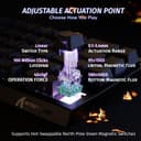 ATTACK SHARK X68 HE 8000Hz Rapid Trigger Keyboard, 0.01mm RT Accuracy Wired Gaming Keyboard with Magnetic Switch, Adjustable Actuation, Rapid Trigger, Snap Tap, RGB Lighting for PC/Mac, Black Contours - 4