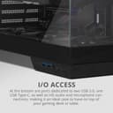 NOX XTREME PRODUCTS Hummer Astra NEO Black - Semitower ATX | M-ATX | ITX, Panoramic Glass without Frame, Space for 9 Fans, Graphics Cards up to 400 mm, USB-C and USB 3.0, Black - 2