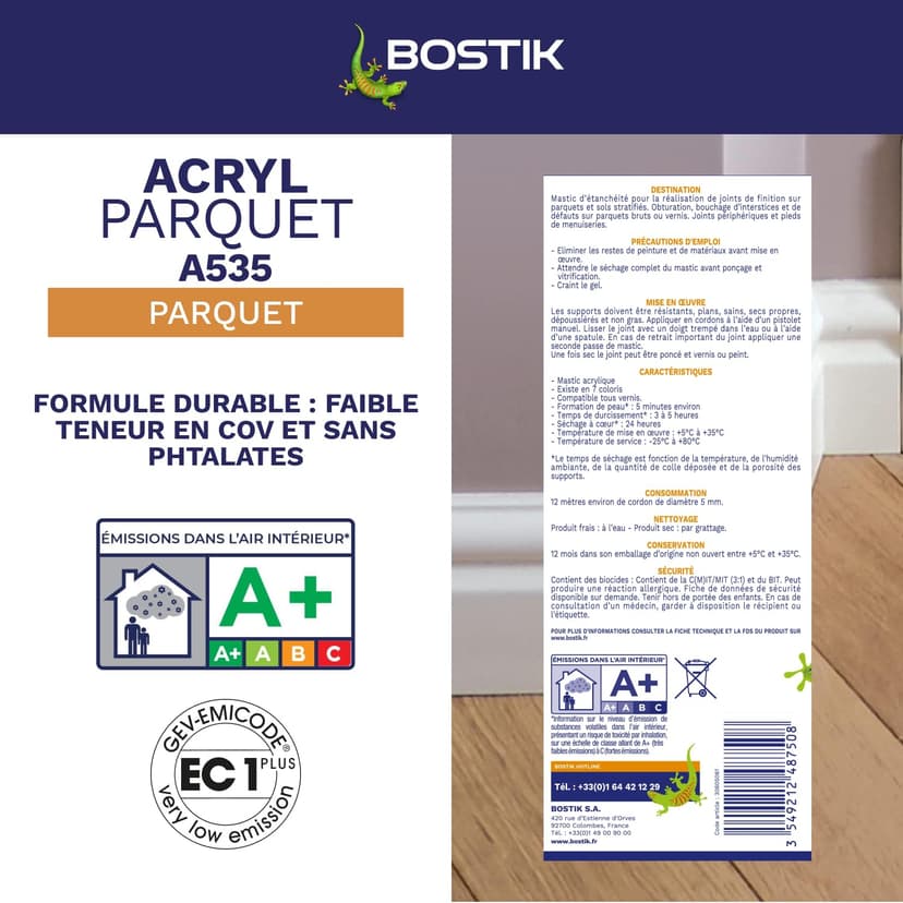 Bostik 30605060 Acrylic Adhesive Light Oak - 4