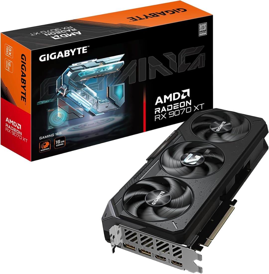 Gigabyte Radeon RX 9070 XT GAMING 16G Graphics Card - 16G…